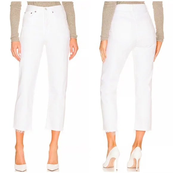 AGOLDE 90s Crop Mid Rise Straight Jeans - size 29 - NWT - Picture 1 of 6